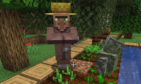 我的世界怎么引诱村民[图1]