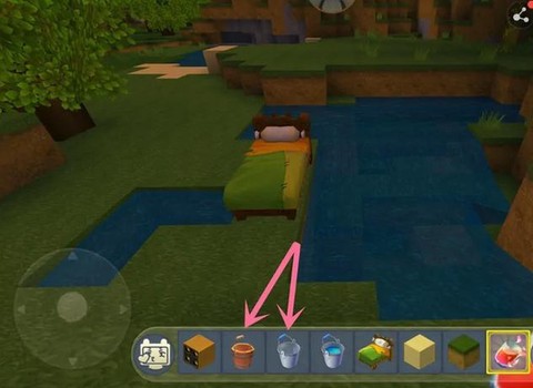 迷你世界水桶怎么装水[图1]